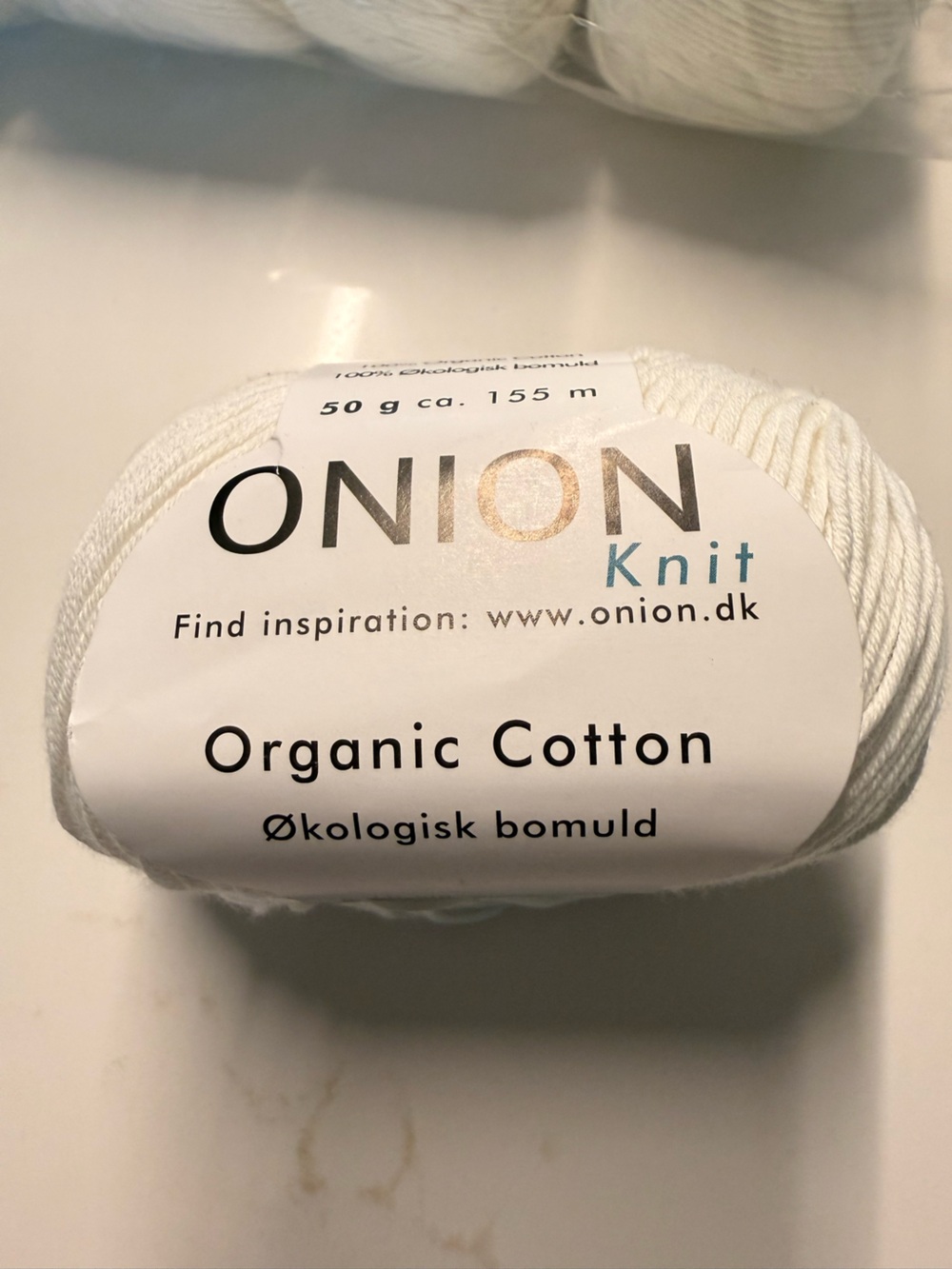 Onion Knit Organic Cotton Yarn - White
